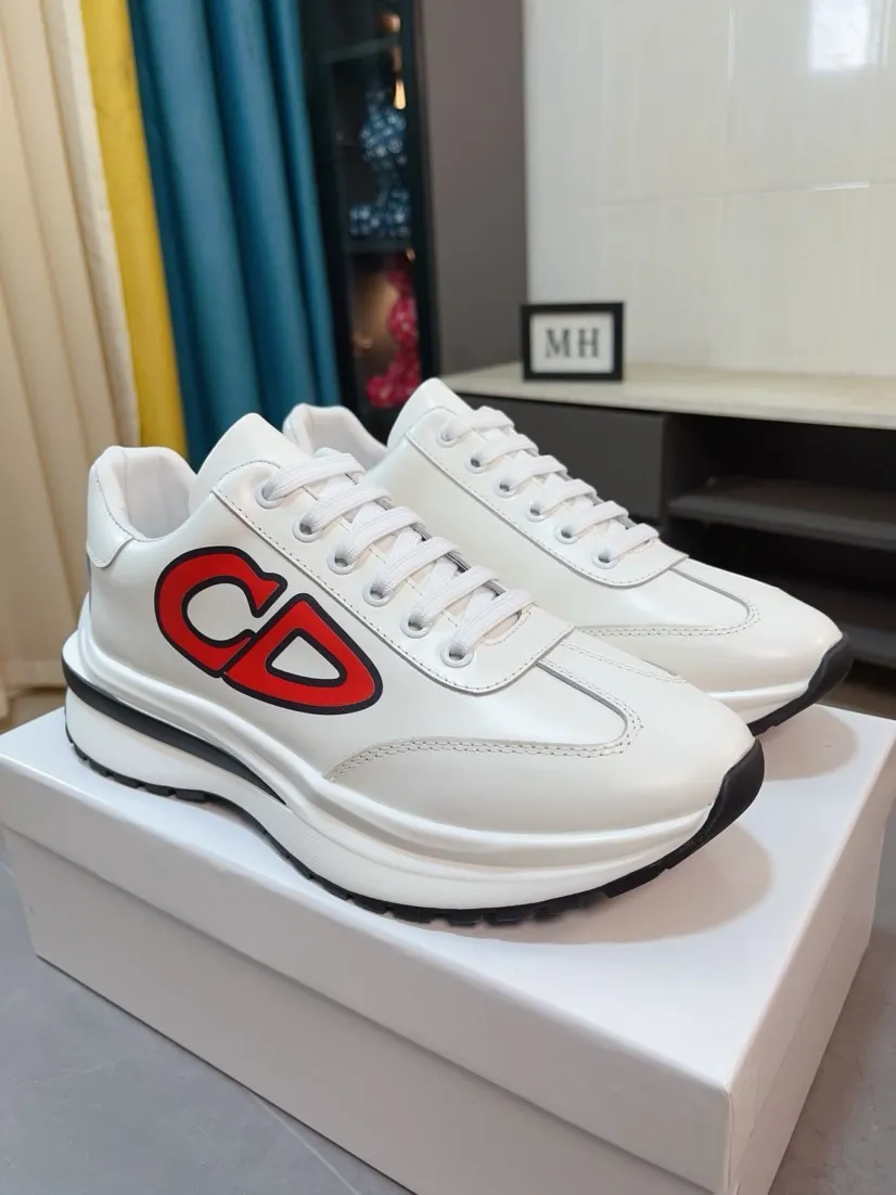 Ex-factory price 400🌹🌹【Dior】Best-selling model, world premiere on official website🔝High-end brand of men's shoes, latest series on official website: The upper is made of imported cowhide with specially designed fabrics➕Mesh breathable lining. Make walking more convenient and comfortable! Compared with the official quality, Midea’s 1:1 replica. Create a fashionable personality to set off your uniqueness! A must-have for trendy men! Classic style. Men's sizes: 38-44.